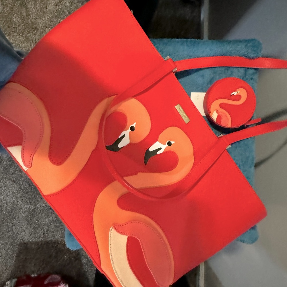 Kate spade Flamingo tote bag